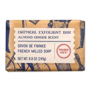 $6❤️‍🔥 LAST 1! Trader Joe’s Almond Ginger Scent Oatmeal Exfoliant Bar Soap NEW